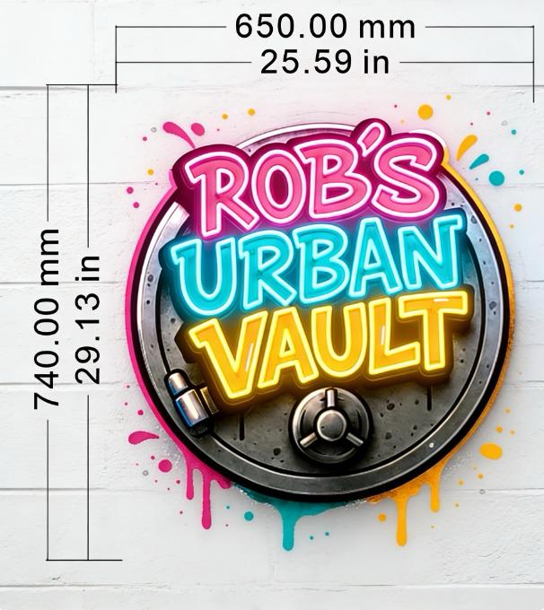 Rob's Urban Vault Custom Sign