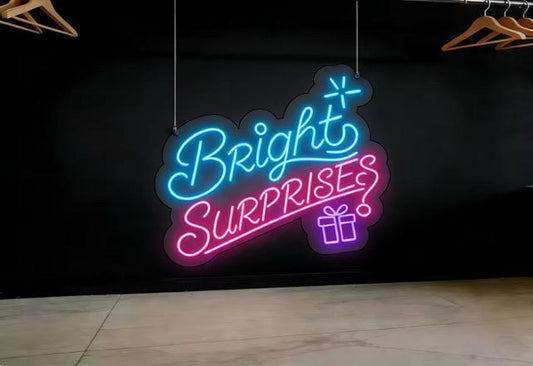 Bright Surprises Custom Neon Sign