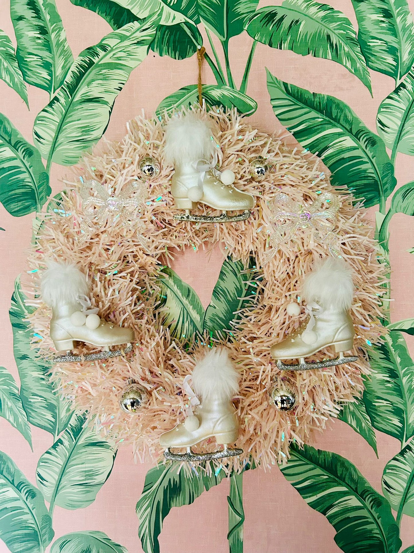 Get Your Skates On Christmas Wreath