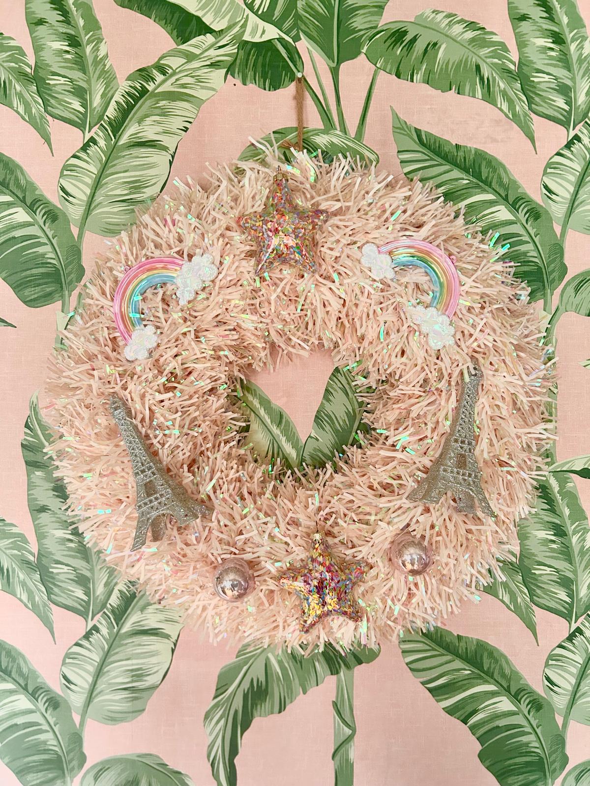 One Night in Paris Christmas Wreath