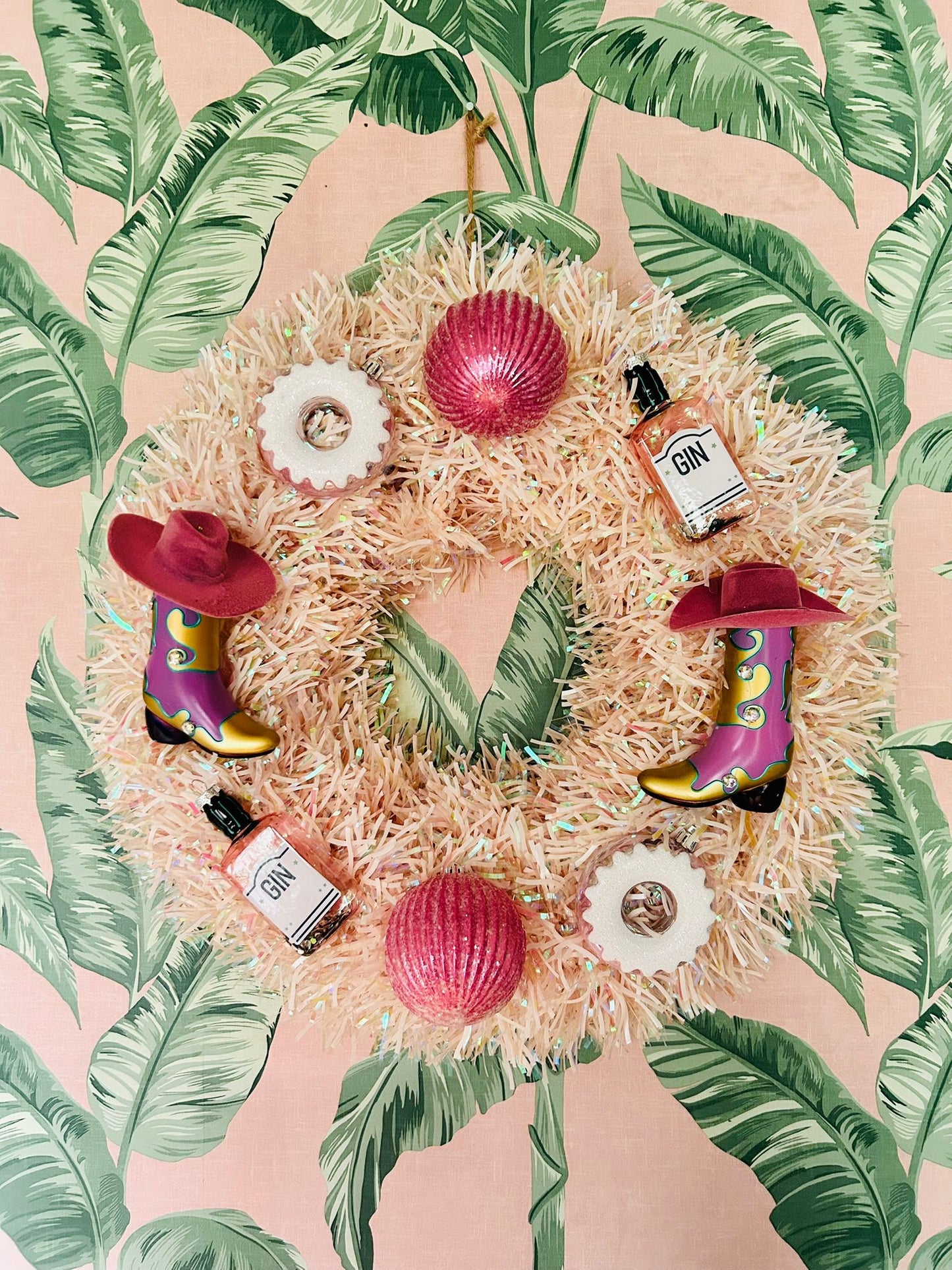 This Ain't Texas Christmas Wreath