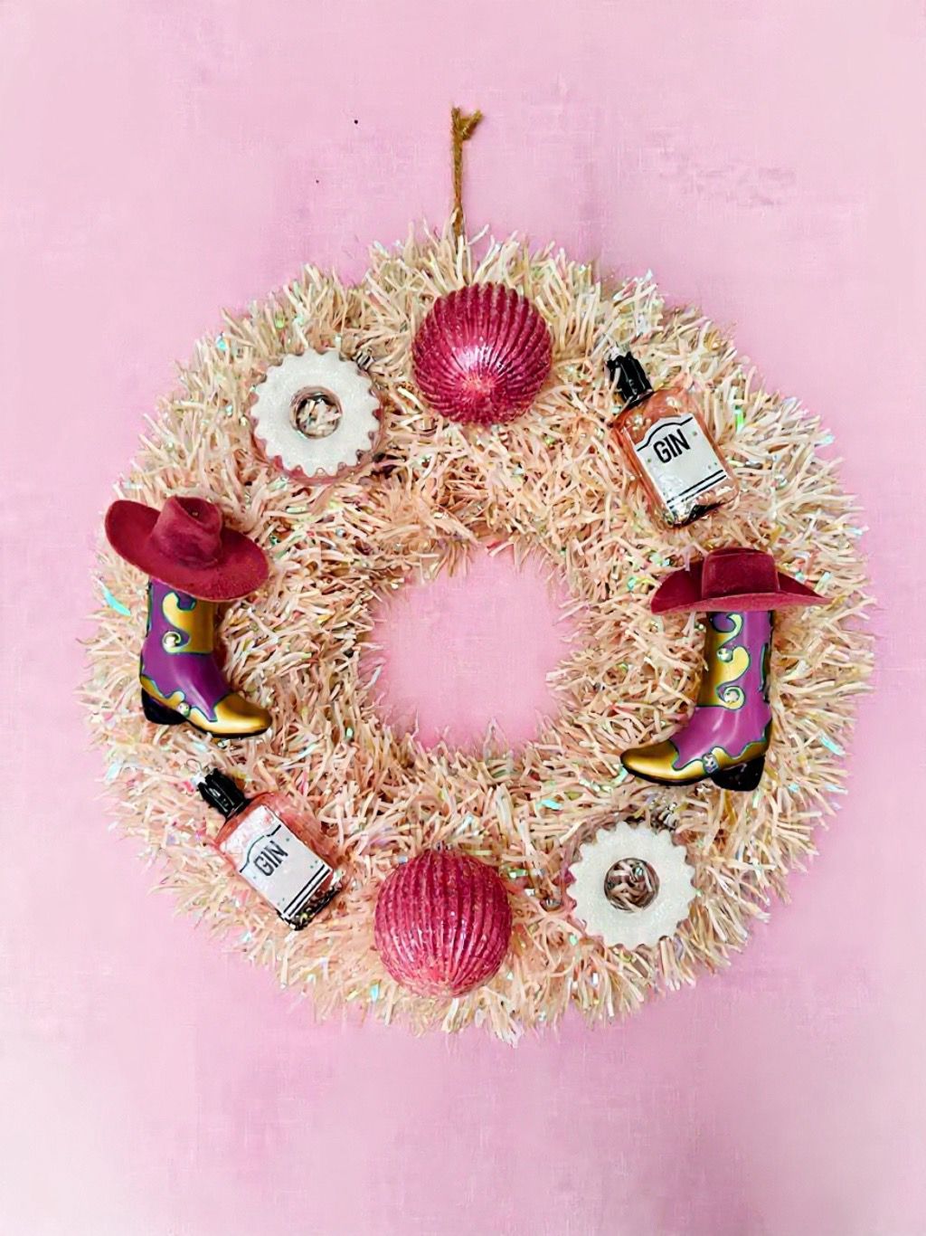 This Ain't Texas Christmas Wreath