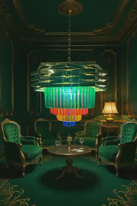 Introducing Opulent Roulette Maximalist Chandelier